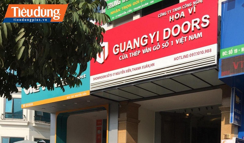 Cửa thép vân gỗ GUANGYI DOORS vi phạm luật quảng cáo, 